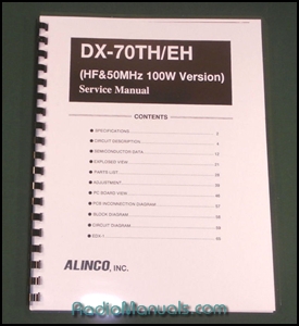 Alinco DX-70TH/EH Service Manual